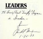 NIXON BOOK AUTOGRAPHED TO LEGENDARY TALENT AGENT/DEAL MAKER "SWIFTY" LAZAR.