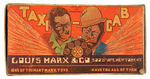 "AMOS 'N' ANDY TAXI CAB" BOXED MARX WINDUP WITH CUT-OUT SHEET.