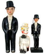 CHARLIE McCARTHY COMPOSITION/PLASTER/RUBBER FIGURES.