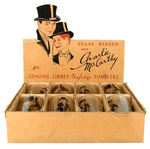 "EDGAR BERGEN AND CHARLIE McCARTHY BOXED SET OF 8 TUMBLERS.