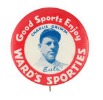 "CHARLIE GRIMM EATS WARD'S SPORTIES."