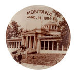 REAL PHOTO OF "MONTANA" BUILDING AT ST. LOUIS EXPO.