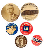 THEODORE ROOSEVELT GROUP OF SIX FROM 1904-1912-1916.