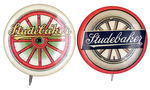 "STUDEBAKER" EARLY BUTTON PAIR.