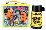 "LAUGH-IN" METAL LUNCHBOX WITH THERMOS.