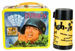 "LAUGH-IN" METAL LUNCHBOX WITH THERMOS.