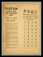 "TARZAN JUNGLE MAP AND TREASURE HUNT" CANADIAN VERSION PREMIUM GAME.