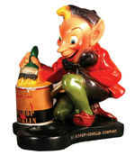 "BISHOP-CONKLIN COMPANY" PAINTS FIGURAL ELF DISPLAY.