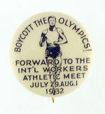 "INTERNATIONAL WORKERS BOYCOTT" 1932 OLYMPICS.