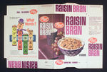 POST RAISIN BRAN CEREAL BOX FLAT PAIR