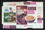 POST RAISIN BRAN CEREAL BOX FLAT PAIR