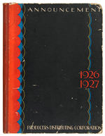 “PRODUCERS DISTRIBUTING CORPORATION 1926-1927” BOOK.