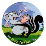 "PREZ LE PEW 2006/2008" LIMITED EDITION 2.25" BUTTON.