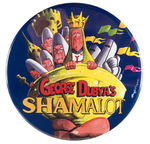 "GEORGE DUBYA'S SHAMALOT" LIMITED EDITION 4" BUTTON.