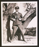 “KIRK ALLYN AS BLACK HAWK” SIGNED PUBLICITY STILL.