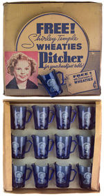 "SHIRLEY TEMPLE WHEATIES PITCHER" FULL STORE DISPLAY.