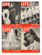 "LIFE" MAGAZINE EXTENSIVE LOT.