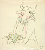 FERDINAND THE BULL PRODUCTION  DRAWING.