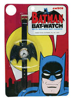 “BATMAN BAT-WATCH” ON DISPLAY CARD.
