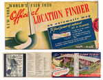 "NEW YORK WORLD'S FAIR 1939 OFFICIAL LOCATION FINDER/AN AUTOMATIC MAP."