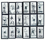 1912 COHEN, WEENEN AND CO. CIGARETTES BOXER CARDS NEAR SET.