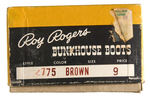 "ROY ROGERS BUNKHOUSE BOOTS" BOX