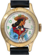 ANNIE OAKLEY ANIMATED WATCH PAIR.