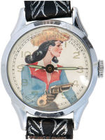 ANNIE OAKLEY ANIMATED WATCH PAIR.