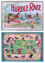 "HURDLE RACE" GAME W/BUSTER BROWN AND TIGE, FOXY GRANDPA, KATZENJAMMER AND OTHER CHARACTERS.