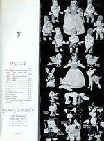 "WALT DISNEY CHARACTER MERCHANDISE 1938-1939" EXCEPTIONAL RETAILERS CATALOGUE WITH ENVELOPE.