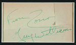 "ZORRO" STAR GUY WILLIAMS SIGNATURE DISPLAY.