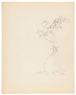 “MICKEY’S CIRCUS” PUBLICITY DRAWING PAIR AND MATCHING PUBLICITY PHOTO.