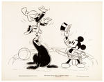 “MICKEY’S CIRCUS” PUBLICITY DRAWING PAIR AND MATCHING PUBLICITY PHOTO.