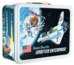 "SPACE SHUTTLE ORBITER ENTERPRISE" METAL LUNCHBOX WITH THERMOS.