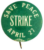 PRE-WORLD WAR II PEACE BUTTON.