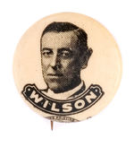 "WILSON" SCARCE PORTRAIT BUTTON.