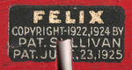 "SPEEDY FELIX" WOODEN PULL TOY.