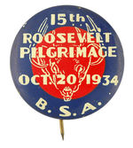 B.S.A. ROOSEVELT PILGRIMAGE 1934.