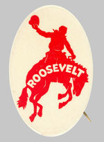 "ROOSEVELT" CAMPAIGN RARE LARGE OVAL.