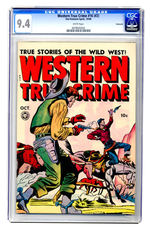 WESTERN TRUE CRIME #16 (#2) OCTOBER 1948 CGC 9.4 WHITE PAGES VANCOUVER COPY.