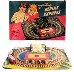 "MYSTERY ALPINE EXPRESS" LARGE BOXED WINDUP TOY.