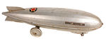 "GRAF ZEPPELIN" LARGE PRESSED STEEL PULL TOY.