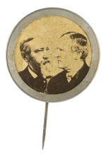 HARRISON AND MORTON UNIFACE CARDBOARD PHOTO STICKPIN.