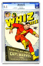 WHIZ COMICS #58 SEPTEMBER 1944 CGC 8.5 OFF-WHITE PAGES.