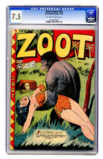 ZOOT COMICS #10 NOVEMBER 1947 CGC 7.5 OFF-WHITE TO WHITE PAGES.