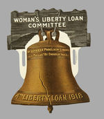 "WOMEN'S LIBERTY LOAN" ARMBAND CELLULOID ACCENT.