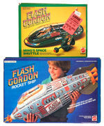 "FLASH GORDON" BOXED VEHICLE PAIR.