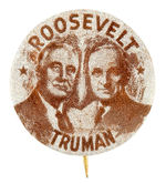 "ROOSEVELT TRUMAN" SCARCE 1944 JUGATE.