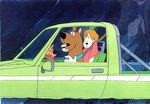 SCOOBY DOO AND SHAGGY CEL.