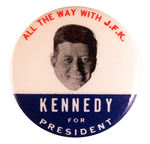 JFK ALL THE WAY 1.25".